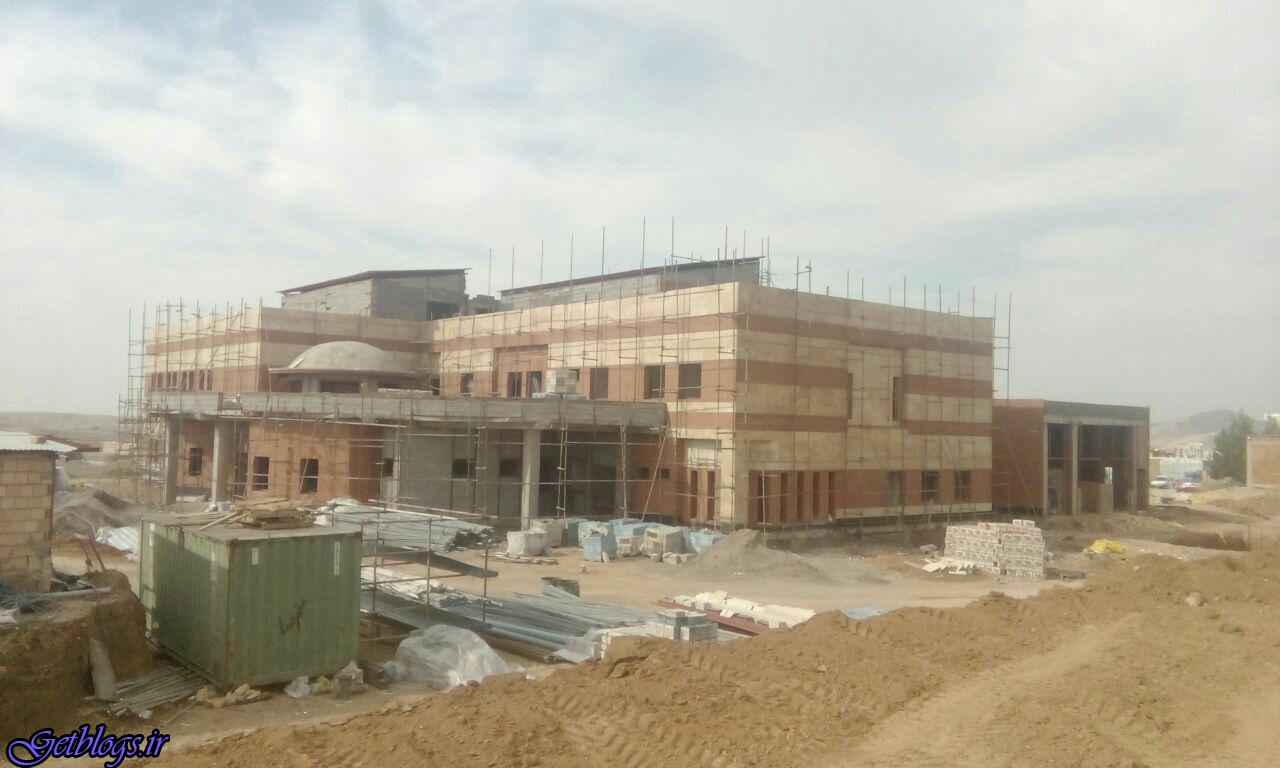 بیمارستان درحال ساخت «تازه آباد» آسیب دید